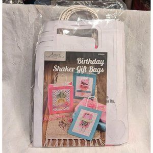 NIP Birthday Shaker Gift Bags Craft Kit Annies Creative Girls Club Food ACG3050